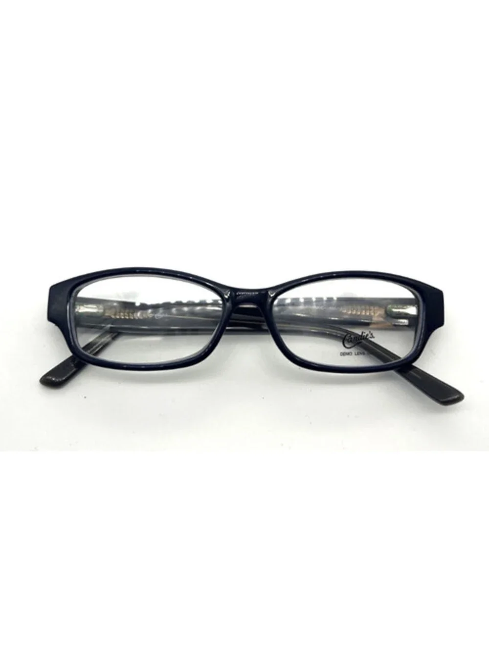 Candie's C Frankie NV Blue Square Authentic Eyeglass Frames 50-14-135